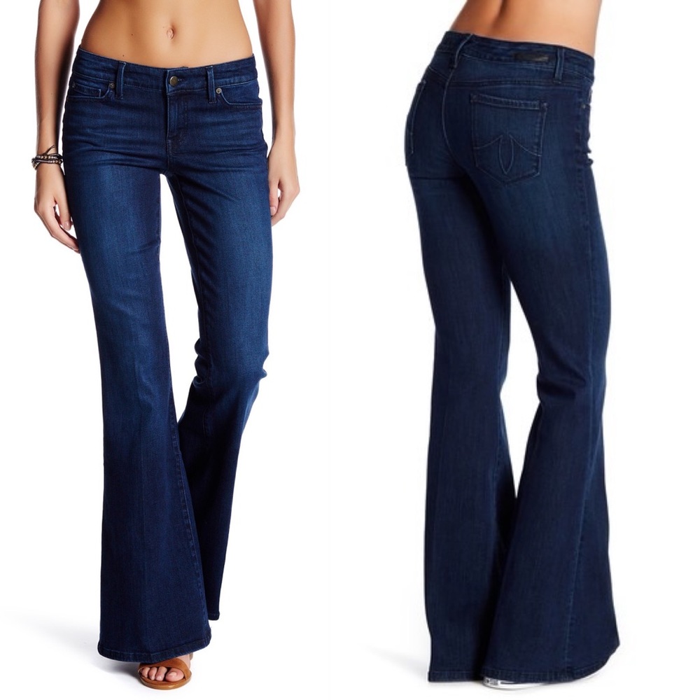 Revolve Level 99 Dahlia Flare Denim Jeans